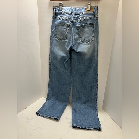 Abercrombie Kids Blue Straight Leg Jeans with Floral Design - Picture 9 of 14